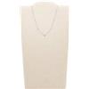 Fossil Collana Da Donna Glitz By The Yard, Lunghezza Totale: 40 Cm + 2,54 Cm + 2,54 Cm Collana In Argento, JFS00453040