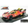 Burago FERRARI 499P N.50 WINN.LE MANS 2024 FUOCO-NIELSEN-MOLINA-ACRYLIC BOX1:18