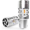 Cenmoll BAU15S 581 PY21W Lampadine LED Giallo Ambra, 382 P21W bau15s Lampadina per Auto 4000LM 500% Luminosità Canbus Senza Errori per Indicatori di Direzione Anteriori o Posteriori, Confezione da 2