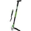 VOUNOT® Estrattore Manuale Erbacce con Forchetta Diserbo, Artigli Acciaio Inox e Pedale, Estirpatore in Piedi Diserbante Sarchiatore Attrezzi da Giardino, Strumento Diserbatrice Prato Lungo 100cm