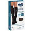 Sauber - Linea Uomo Q-Skin Calza Anatomica 140 Den Blu Taglia L/XL
