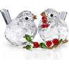 Swarovski Idyllia Coppia di Uccelli e Bacche