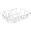 KitchenCraft Cestello per asciugare i piatti, antiruggine, metallo rivestito in plastica senza BPA, 45 x 37 cm, bianco