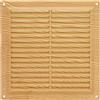 Amig - Griglia quadrata in plastica con zanzariera| Griglie di ventilazione per presa d'aria | Adatto per soffitto cucina e bagno | Dimensioni: 170 X 170 MM | Colore: pino