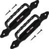 KOTARBAU® Maniglia per porte, 190 mm, 2 pezzi Maniglia in ferro battuto, adatta a porte in ferro e in acciaio, anche per portoni e porte scorrevoli