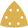 Bosch Accessories 50x Carte Abrasive Expert C470 per Legno Duro, Vernice su Legno, 93x93 mm, Grana 320, Accessorio Levigatrice a Delta