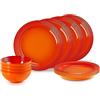 LE CREUSET 79351000907081 dinnerware Set, Stoneware, Arancione