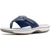 Clarks Brinkley Jazz, Infradito Unisex-Adulto, Marrone Chiaro Sintetico, 38 EU