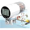 JuzPetz - Mangiatoia automatica per pesci | Display digitale e impostazioni programmabili | Mangiatoia automatica per acquari | Accessori per acquari |Bianco