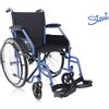 Moretti Carrozzina Ad Autospinta Pieghevole Ardea Start Blu Seduta 43cm Portata 120kg Lunghezza Totale 103cm Altezza Totale 91cm