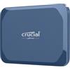 Crucial SSD esterno 1TB Crucial X10 Crittografato Usb Type-C Usb 3.2 Gen 2x2 Blu [CT1000X10SSD9]
