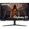 Samsung Monitor PC 32 4K Ultra HD IPS Luminosità 350 cd/m2 Risposta 1 ms 2x HDMI DisplayPort colore Nero - Monitor Gaming Odyssey G7