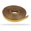 Amig - Guarnizione Adesiva | 2 Strisce da 3 m | Ø7 X 9 mm | Materiale Silicone | Marrone | Installazione Facile e Veloce | Impermeabile e Lavabile | Isolante Termico e Freddo