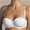 LAURA BIAGIOTTI - REGGISENO BALCONCINO "MONICA" COPPA B - BIANCO