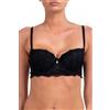 Laura Biagiotti - Reggiseno Balconcino Push-up Cod. 90347 - Nero