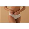 JADEA - SLIP DONNA CON BORDO IN PIZZO COD. 520 - BIANCO