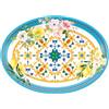 GUZZINI - VASSOIO OVALE PICCOLO "FLOWER&LEMON"