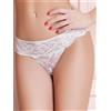 LOVE&BRA - BRASILIANA IN PIZZO DONNA "DESIREE" - BIANCO