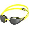 Speedo Fastskin Pure Focus Mirror Occhialini per Unisex Adulto, Hyper Yellow/Smoke/Silver Mirror, One Size