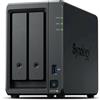 SYNOLOGY NAS TOWER 2X SATA, 2X NVME, MAX 40 CAM, RYZEN R1600, 4GB ECC, 2.5GBE, USB, ESATA, 2 LICENZE