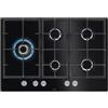 AEG ELETTRODOMESTICI AEG HKB75820NB PIANO GAS 75 CM 5 FUOCHI VETRO NERO