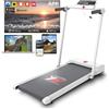 YM Tapis Roulant Elettrico Salvaspazio 10 km/h, Tappeto Corsa MAXI 42cm, MARCHIO ITALIANO, Bluetooth + APP Interattive, Pieghevole, 12 Programmi, NEXT 1000, Your Move GARANZIA e ASSISTENZA ITALIA