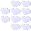 POXL Pomelli per Mobili Bambini - Set di 10 Pomelli Nuvola Manopola Bambini Pomello per Cassetto/Armadi/Armadio (Bianca)