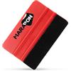 MARAPON® Spatola per Pellicole Adesive [10x7.3 cm] con Rivestimento in Feltro - Per Pellicole per Vetri Finestre o Auto - Raschietto Silicone Adatto Anche per Pellicole in Carbonio o Alcantara