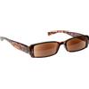 OPULIZE Uv Reader Marrone Tartaruga Lettori Sole Occhiali Da Lettura Uv400 Donna Uomo Cerniere Molla Uvsr003 +2,50 - 50 Gr