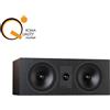 INDIANA LINE TESI 7 Diffusore 2 vie centrale casse scaffale home colore nero