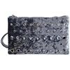 Eferri Pochette Donna Borsa Clutch Fontanars Borsetta Ragazza Borsa da sera Cerimonia Matrimonio Donna Grigio