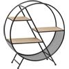 Avilia Mensola Portaoggetti Rotonda in Metallo da 55,5 cm, Elegante e Versatile, Perfetta per Casa, Ufficio e Ambienti Moderni o Tradizionali