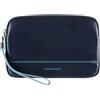 PIQUADRO ASTUCCIO IN PELLE CON CERNIERA E LACCIO Pochette Uomo