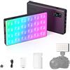 SMALLRIG RGB Video Light, RM120 Portatile On Camera Light, 5000mAh 2500K-8500K CRI 98+, Illuminazione per videoconferenza professionale Full Color LED Light Panel per Vlog, Photography - 3808
