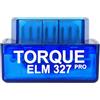 Torque PRO Elm 327, Lettore codice di Errore Bluethooth OBDII OBD 2, Accessorio per Fotocamera e registratore, Solo per Android