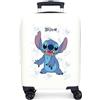 Disney Happy Stitch Bagaglio, Unisex - Bambini e ragazzi, Bianco, 33 x 50 x 20 cm