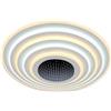 V-TAC VT-7961 Lampadario LED 125w decorativo dimmerabile effetto 3D con telecomando d50*7cm CCT 3in1 3000K+6500K - 15359