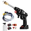 Generic 21 SHOP® Idropulitrice ad Alta Pressione,48V Spruzzatore CON 2 Batterie 5600mA con Tubo 5 metri per la Pulizia di Auto/Recinzioni/Giardino/Patio/Piscina