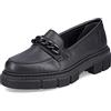 Rieker Donna Mocassini M3861, Signora Pantofole,Soletta Removibile,Pantofola,Scarpe Casual,Ingresso Aperto,Nero (Schwarz / 01),39 EU / 6 UK