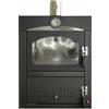 AgriEuro Premium Forno a legna da incasso Nuovo Minimus 50 Mini Inc in acciaio - 2 piani