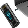 Streysisl Adattatore da USB C a USB C, adattatore da USB C femmina a femmina,Convertitore caricabatterie tipo C con display digitale da 140 W | Convertitore cavo caricabatterie, pass through video 8K