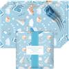 Scent-Hi Carta Profumata per Cassetti, Profumi di Talco per Bambini, 6 Fogli Carta Profumata per Armadi per Profumare i Vestiti e Decorare i Mobili, 36.5 * 50 cm