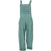 GURU SHOP Salopette ariose, stile etnico a righe, oversize, tuta estiva da donna, in cotone, verde, 42