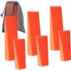 AR-PRO Confezione 6 Cunei con spuntoni per Taglio Sicuro: rispettivamente da 20,3 e 14 cm, Borsa Trasporto; 6 Cani da abbattimento per Guidare Gli Alberi, stabilizzarli e portarli a Terra