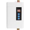 MINRS Scaldacqua elettrico istantaneo, scaldabagno da cucina con indicatore di temperatura digitale a LED e controllo remoto DurcMINhler, doccia 30-55℃ 5000W protezione contro il lavaggio a secco per