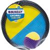 ODS | Sunday Catchball Racchettoni da Spiaggia con 2 Racchette a Strappo e Pallina Morbida, Diametro 19,5 cm, Giochi Spiaggia Bambini e Giochi Mare