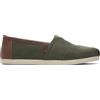 TOMS Alpargata Classic Espadrillas Da Uomo In Misto Cotone Color Salvia Scuro - EUR 46