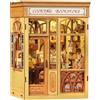 CUTEBEE Book Nook Kit - Miniature Legname 3D Casa Prefabbricata, DIY a Tema Cucina per Adulti, Regalo Ldeale per Gli Appassionati di Cucina e per La Casa, Regalo di Compleanno (Cooking Bookstore)