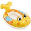 Intex Haberkorn Intex - Barca per bambini con gommone o piscina gonfiabile in 3 motivi (giallo/pesce)