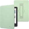 RSAquar Custodia 6'' per Kobo Clara Colour | BW | 2E, Tolino Shine Colour/Shine 5/4 con laccetto e sonno/risveglio automatico - Verde Agave